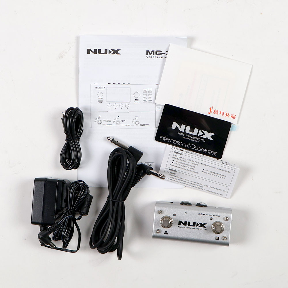 【中古】 マルチエフェクター ニューエックス NUX MG-30 マルチエフェクター 付属品