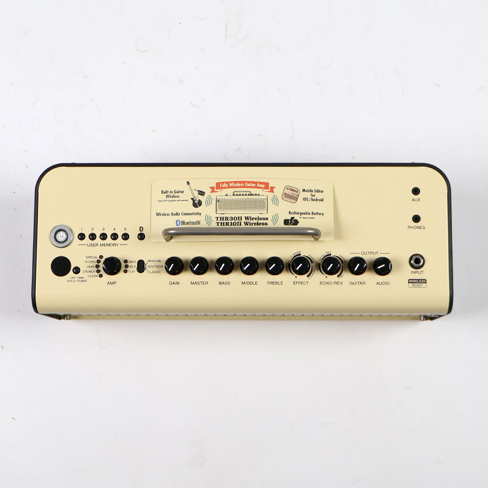 【中古】 ギターアンプ ヤマハ YAMAHA THR30II Wireless 小型ギターアンプ コントロールパネル