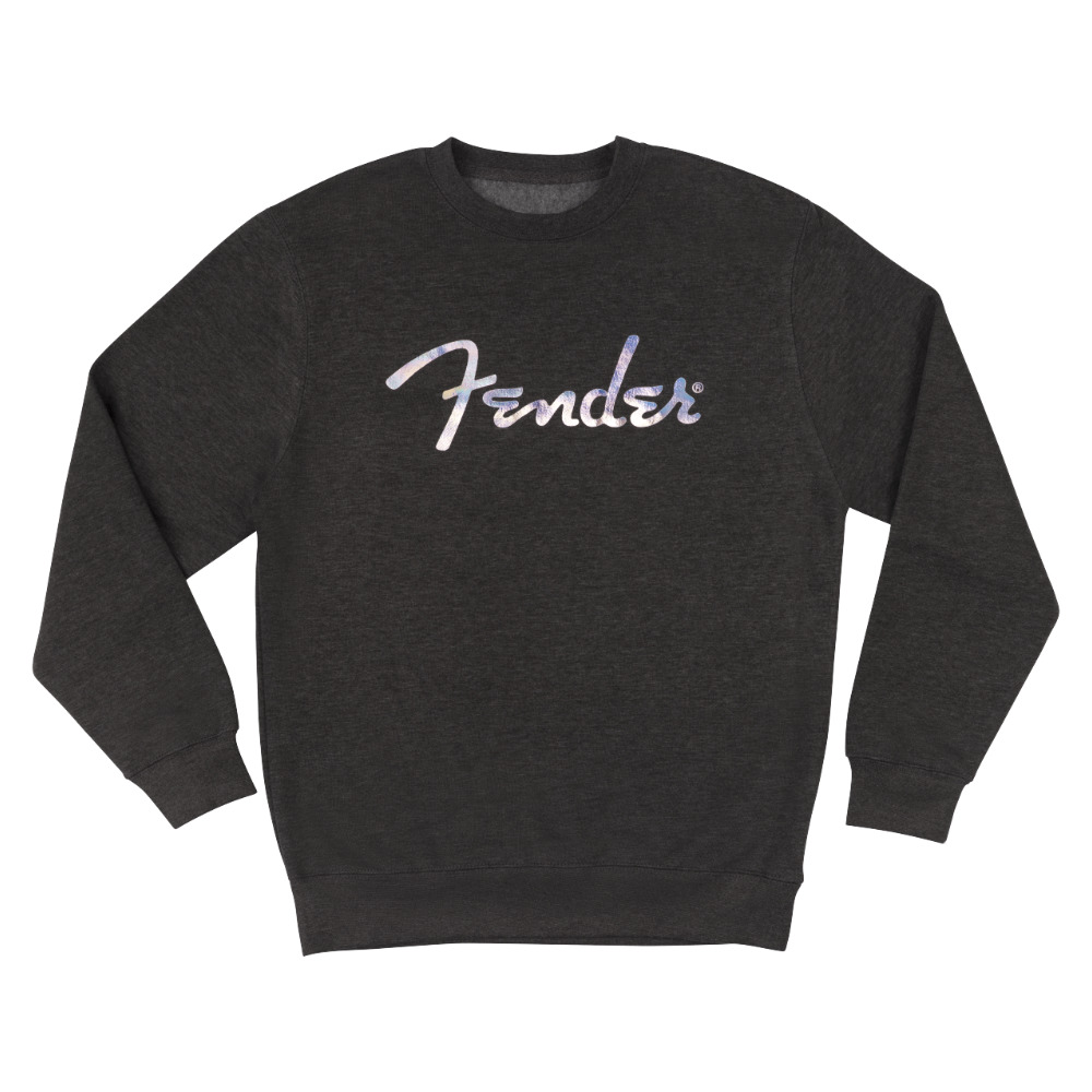 Fender フェンダー Galaxy Logo Crewneck Sweatshirt Charcoal Heather Sサイズ チャコールヘザー トレーナー スウェット