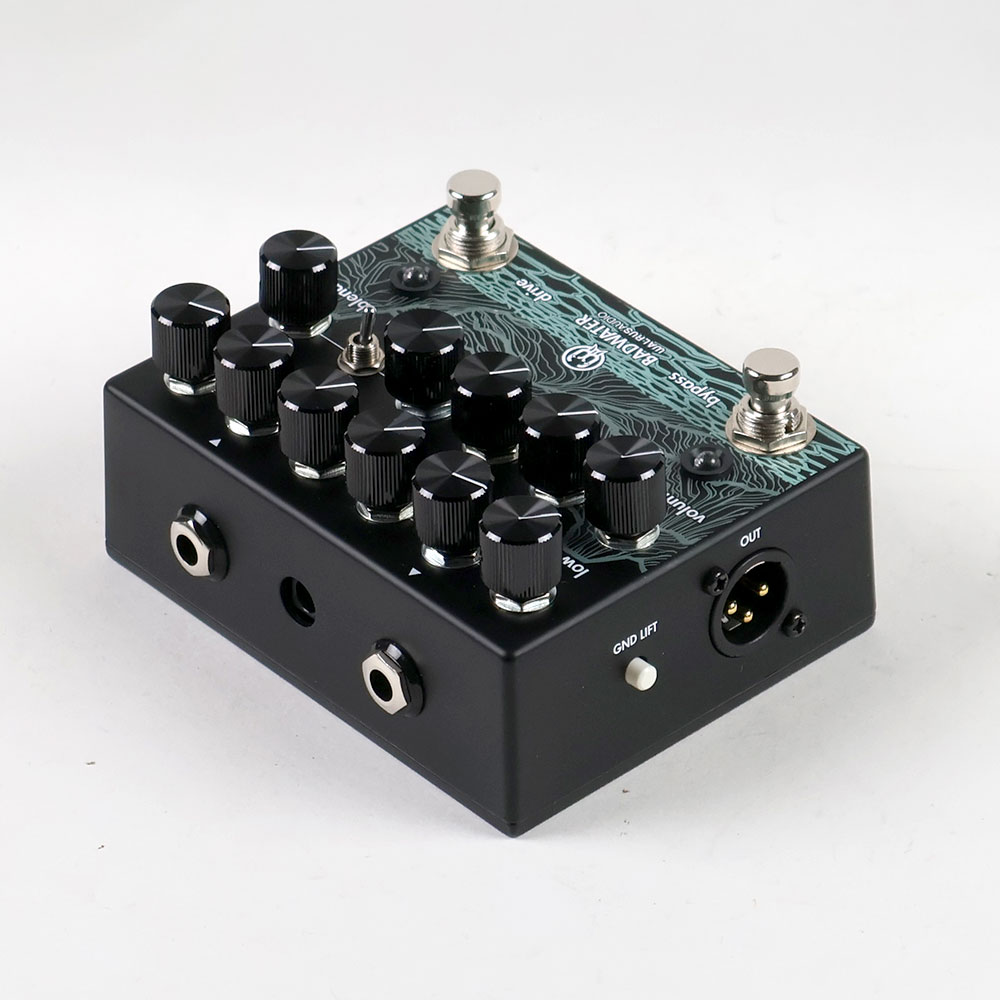 【中古】 WALRUS AUDIO WAL-BADW Badwater Bass Pre-amp and D.I. ベースプリアンプ/DI ベース用エフェクター 全体