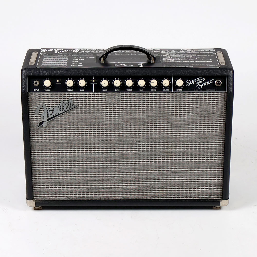 【中古】 ギターアンプ FENDER Super-Sonic 22 Combo Black 100V JPN