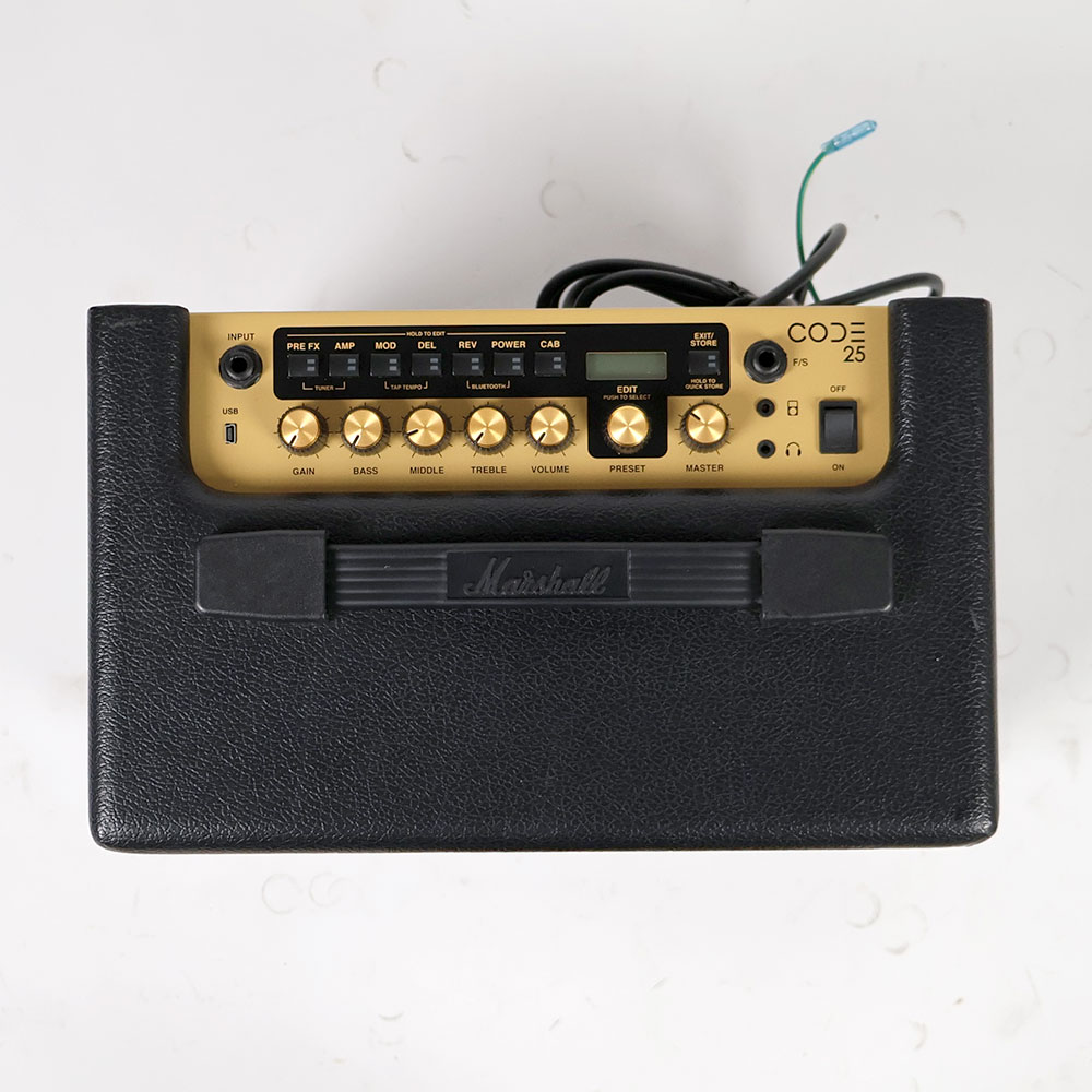 【中古】 マーシャル MARSHALL CODE25 フルモデリング 小型ギターアンプ コンボ コントロールパネル