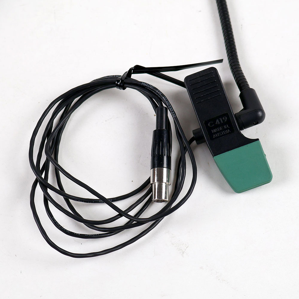 【中古】 コンデンサーマイク AKG C419 B29L セット ケーブル、クリップ部