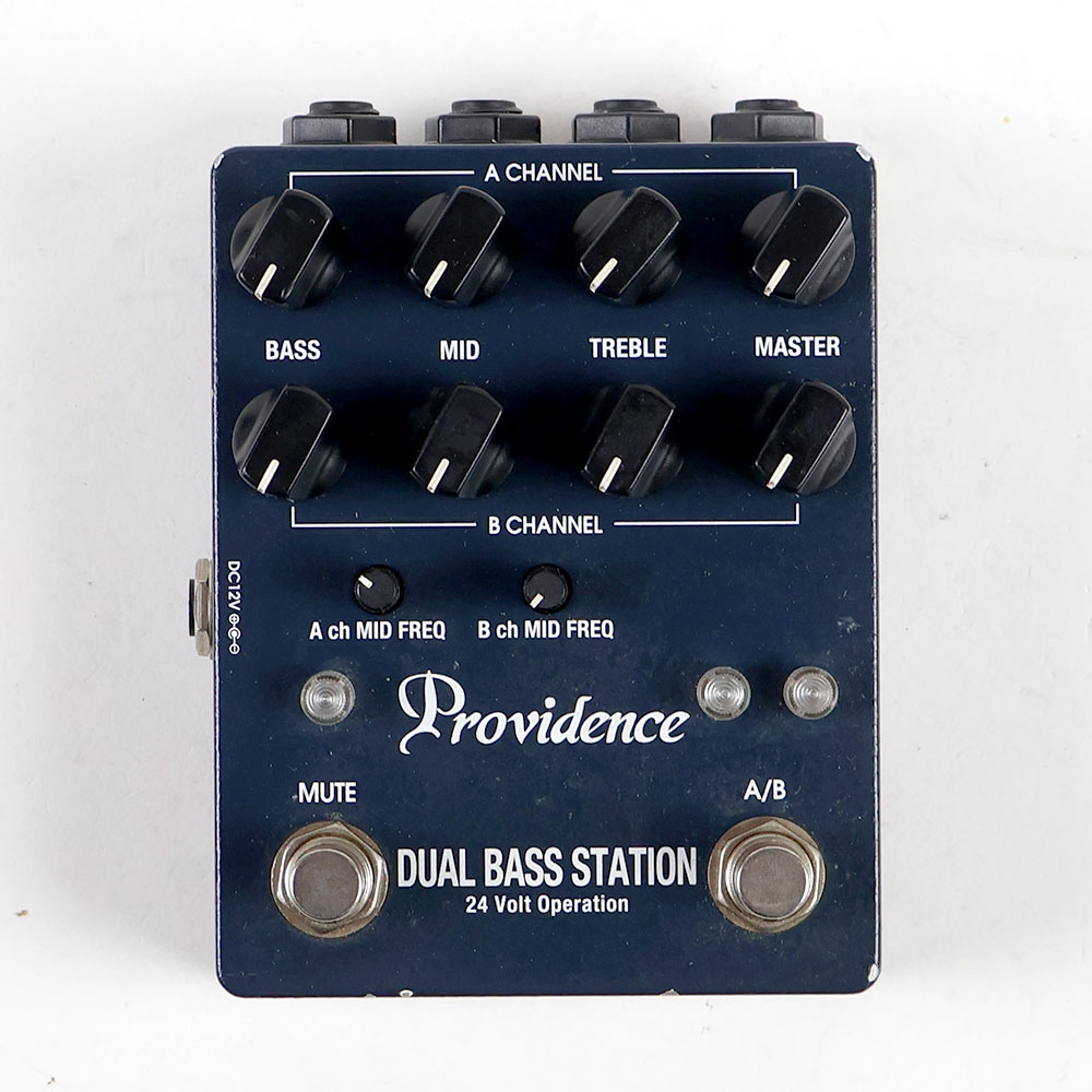 【中古】 ベース用プリアンプ プロビデンス Providence DBS-1 DUAL BASS STATION ベース用エフェクター 正面