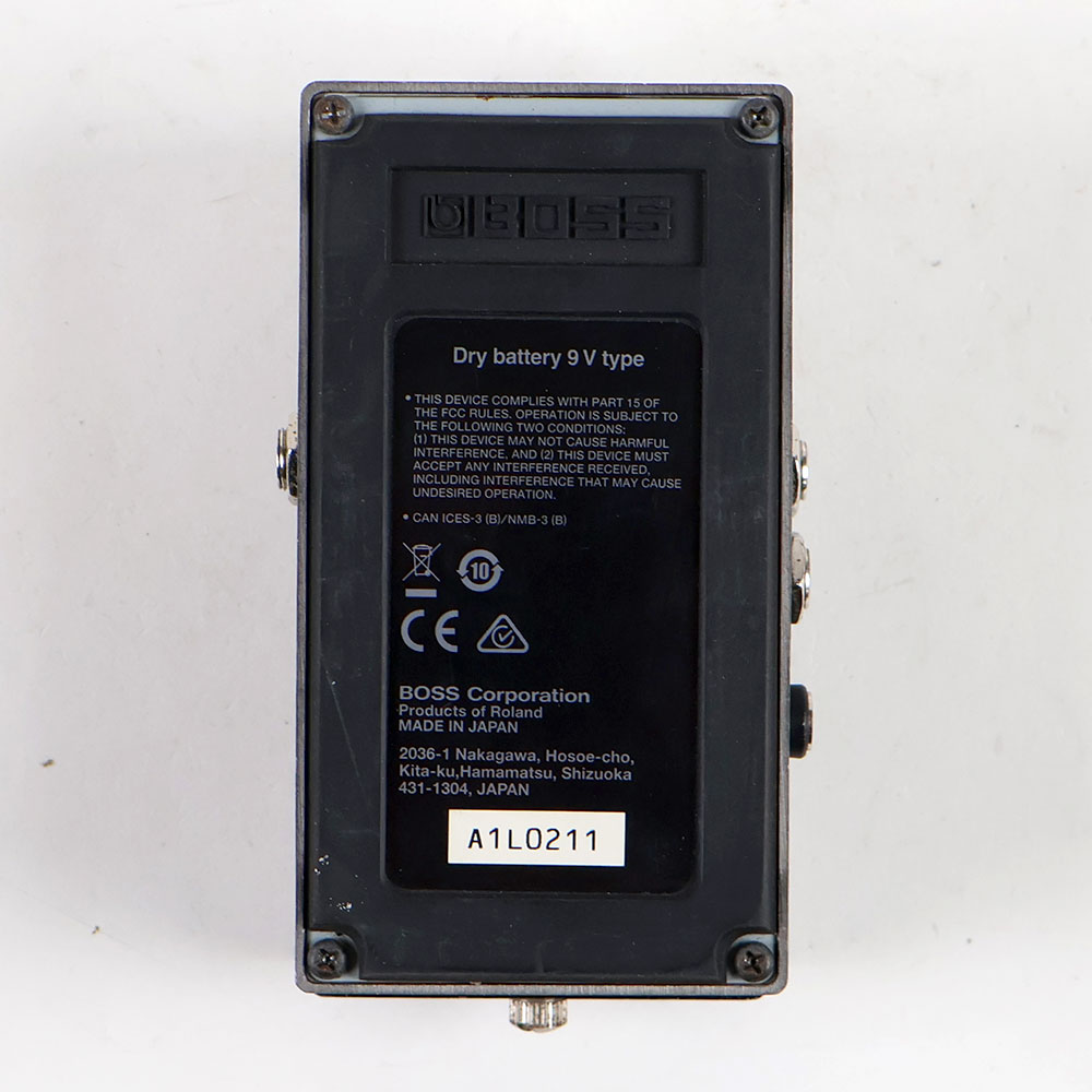 【中古】 BOSS TU-3W Chromatic Tuner WAZA CRAFTシリーズ ギターチューナー 裏面