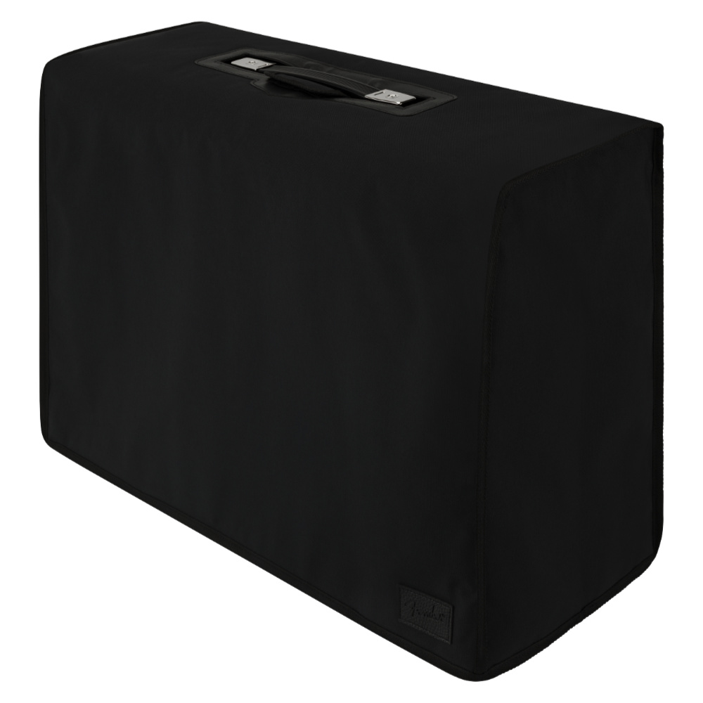 Fender フェンダー Deluxe Padded Twin Reverb Amplifier Cover ブラック アンプカバー 斜めアングル画像
