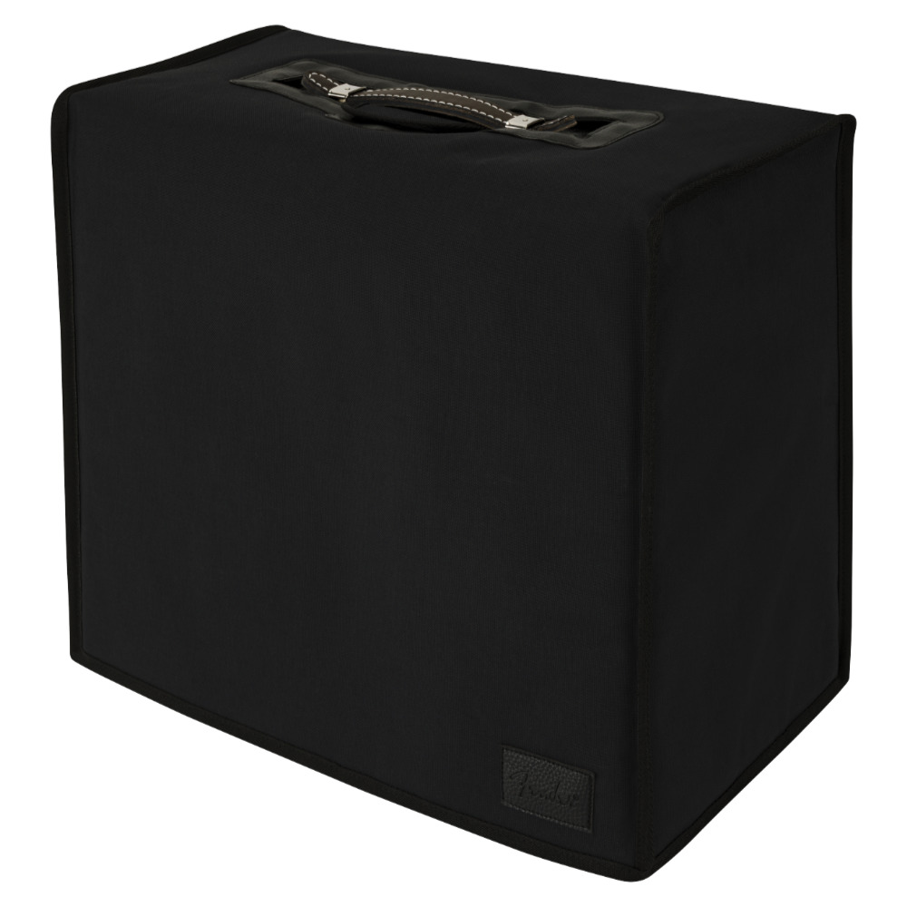 Fender フェンダー Deluxe Padded Blues Junior Amplifier Cover ブラック アンプカバー 斜めアングル画像