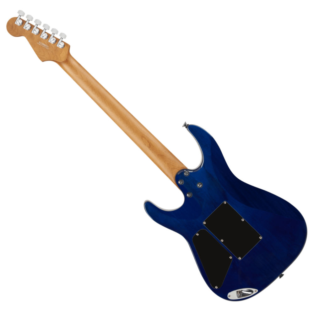 Charvel シャーベル Pro-Mod Plus DK24 HH 2PT EB QM Ebony Fingerboard - Chlorine Burst エレキギター ボディバック