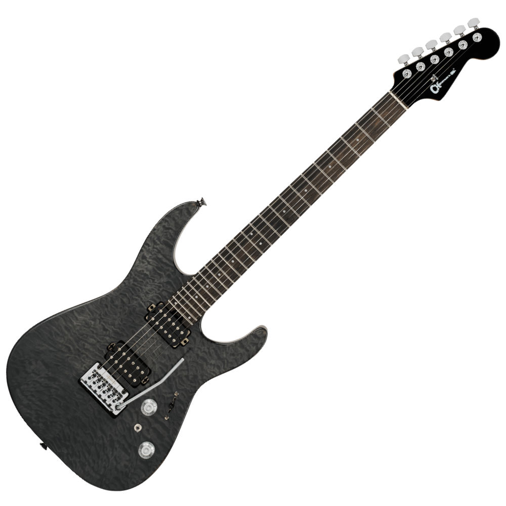 Charvel シャーベル Pro-Mod Plus DK24 HH 2PT EB QM Ebony Fingerboard - Midnight Ocean エレキギター