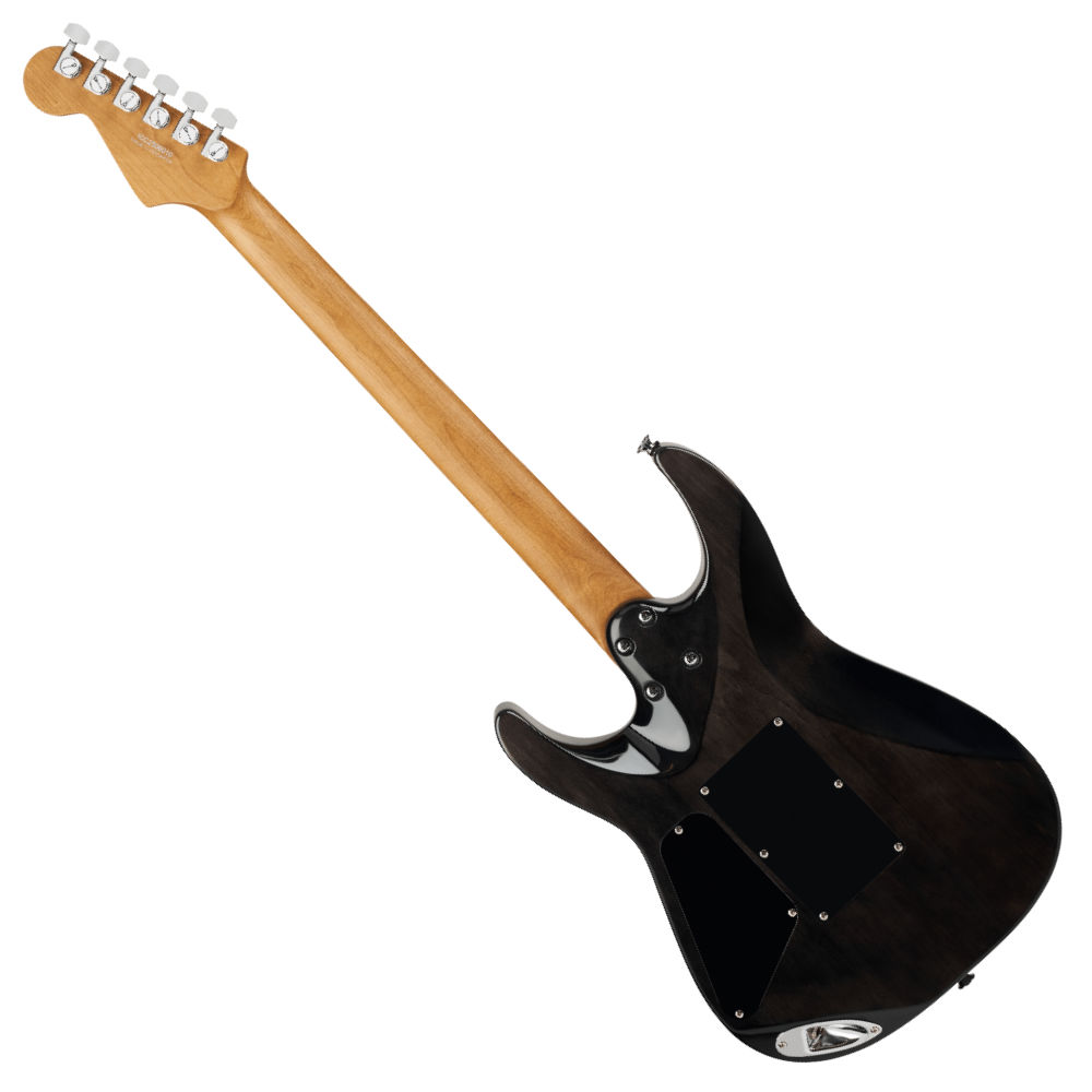 Charvel シャーベル Pro-Mod Plus DK24 HH 2PT EB QM Ebony Fingerboard - Midnight Ocean エレキギター ボディバック