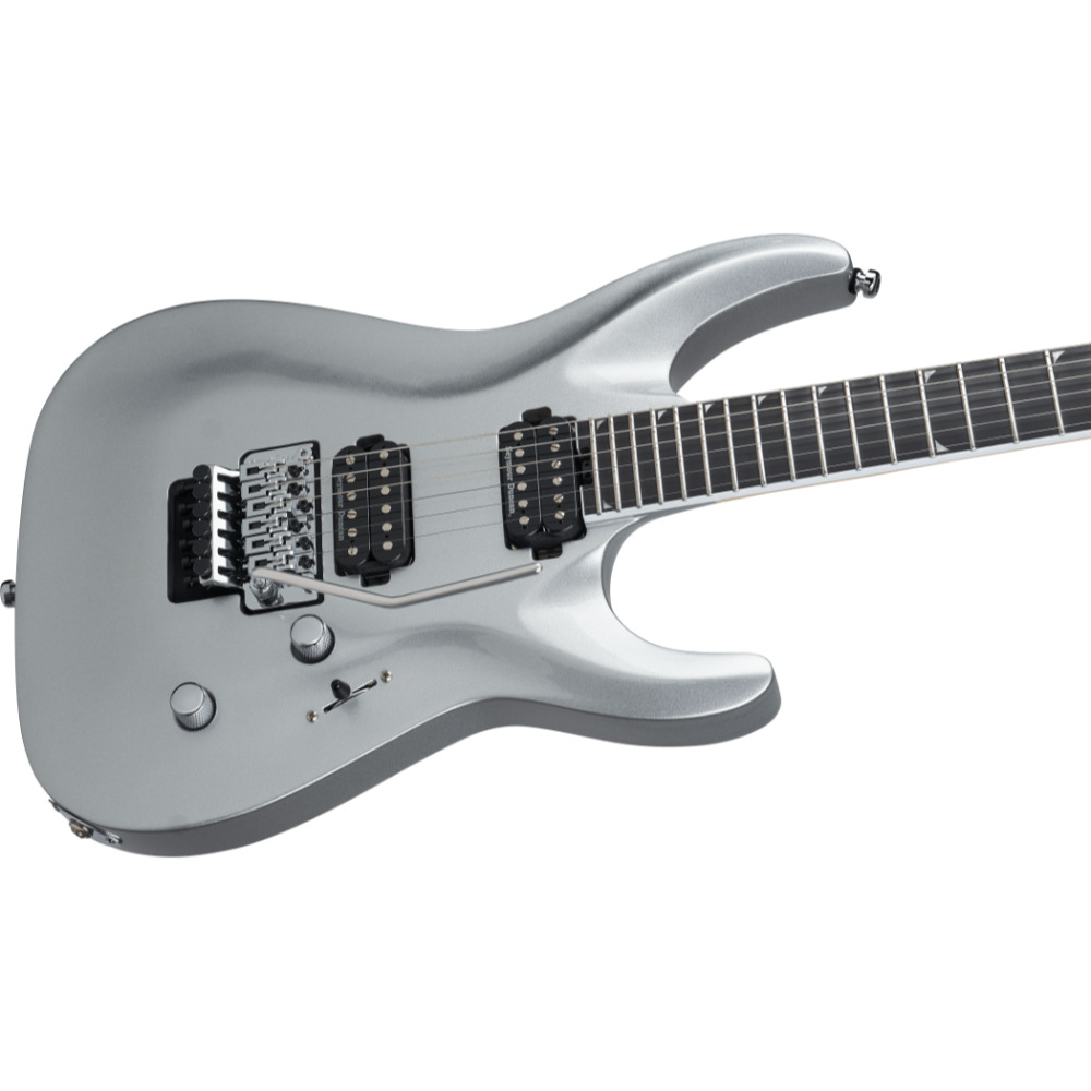 Jackson ジャクソン Pro Plus Series Soloist SLA2 Quicksilver エレキギター ボディ斜めアングル画像
