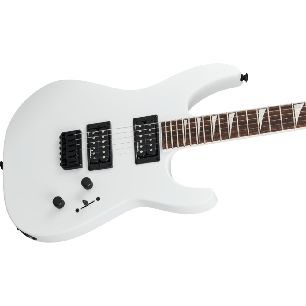 Jackson ジャクソン X Series Soloist SLX DX HT Snow White エレキギター ボディ斜めアングル画像