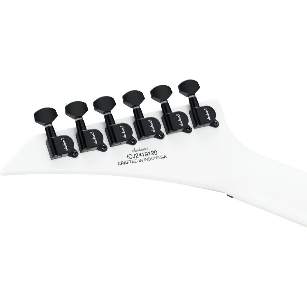 Jackson ジャクソン X Series Soloist SLX DX HT Snow White エレキギター ヘッドバック画像