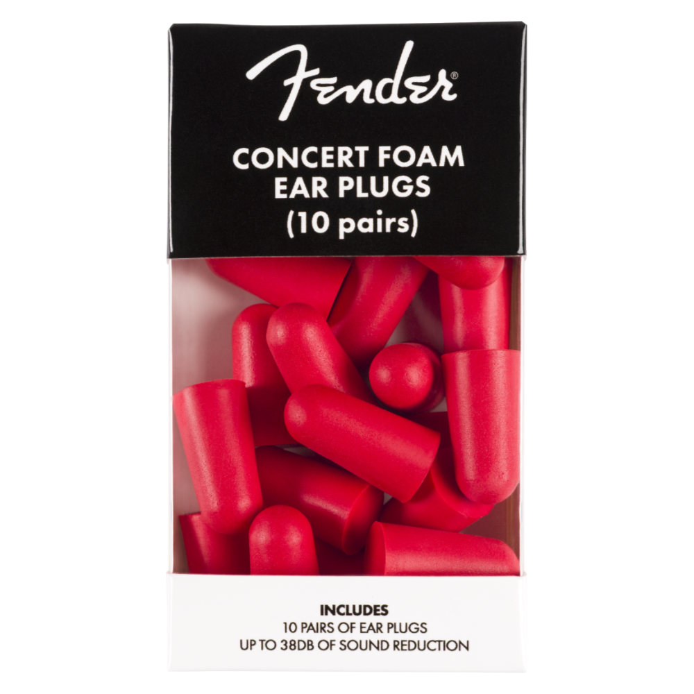 Fender フェンダー Concert Ear Plugs 10 Pair 耳栓 イヤープラグ 10ペア