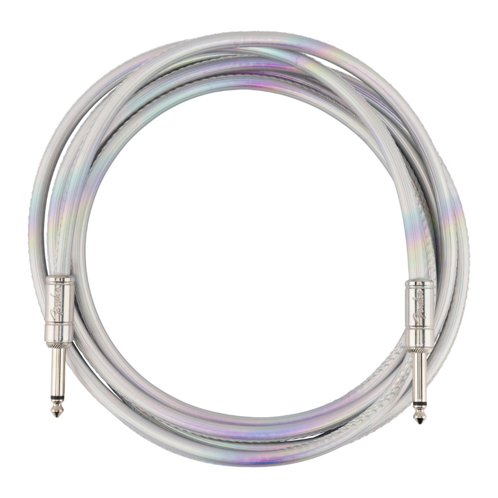 Fender フェンダー Contour Instrument Cable Iridescent 10ft（約3m） ギターケーブル シールドケーブル 全体画像