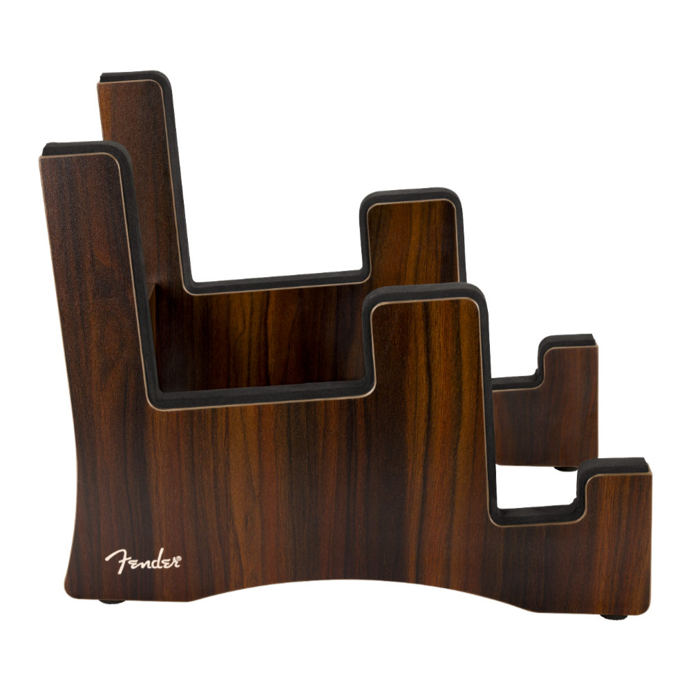 Fender フェンダー Deluxe Wooden 2-Tier Multi Stand ギタースタンド マルチスタンド サイド画像