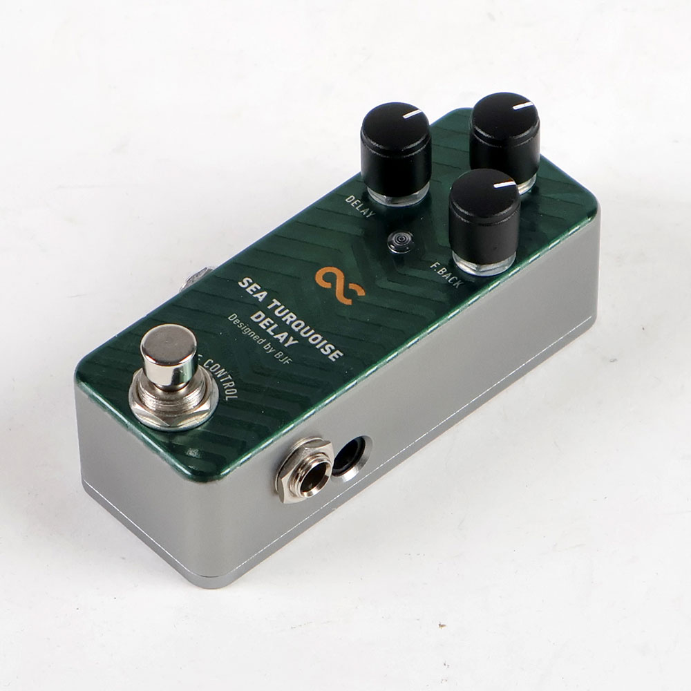【中古】 One Control SEA TURQUOISE DELAY ディレイ ギターエフェクター 全体