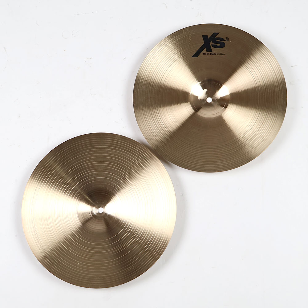 【中古】 ハイハットシンバル ペア セイビアン SABIAN XS20 ROCK HATS 14インチ ペア 裏面