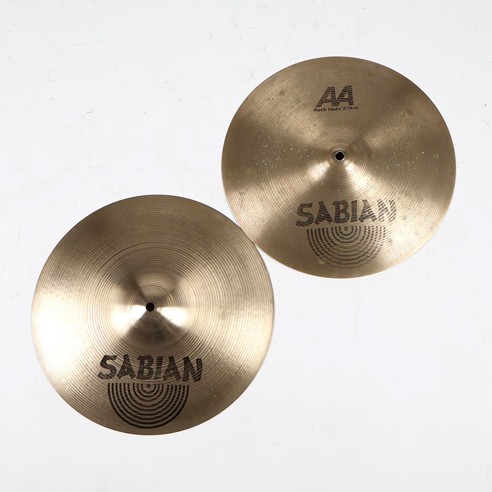 【中古】ハイハットシンバル セイビアン SABIAN AA Rock Hats Pair 14インチ ペア