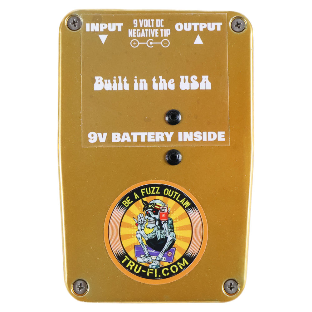 Tru-Fi トゥルーファイ Newton オーバードライブ ギターエフェクター 本体画像 裏  