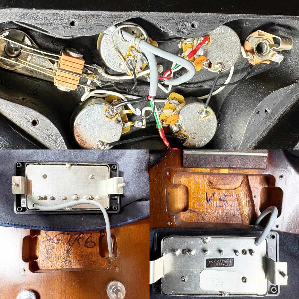 【中古】 エレキギター Gibson 60’s Tribute Vinatge Sunburst 2013年製 ギブソン SG 60s トリビュート BusrtBuckerピックアップ搭載 内部 