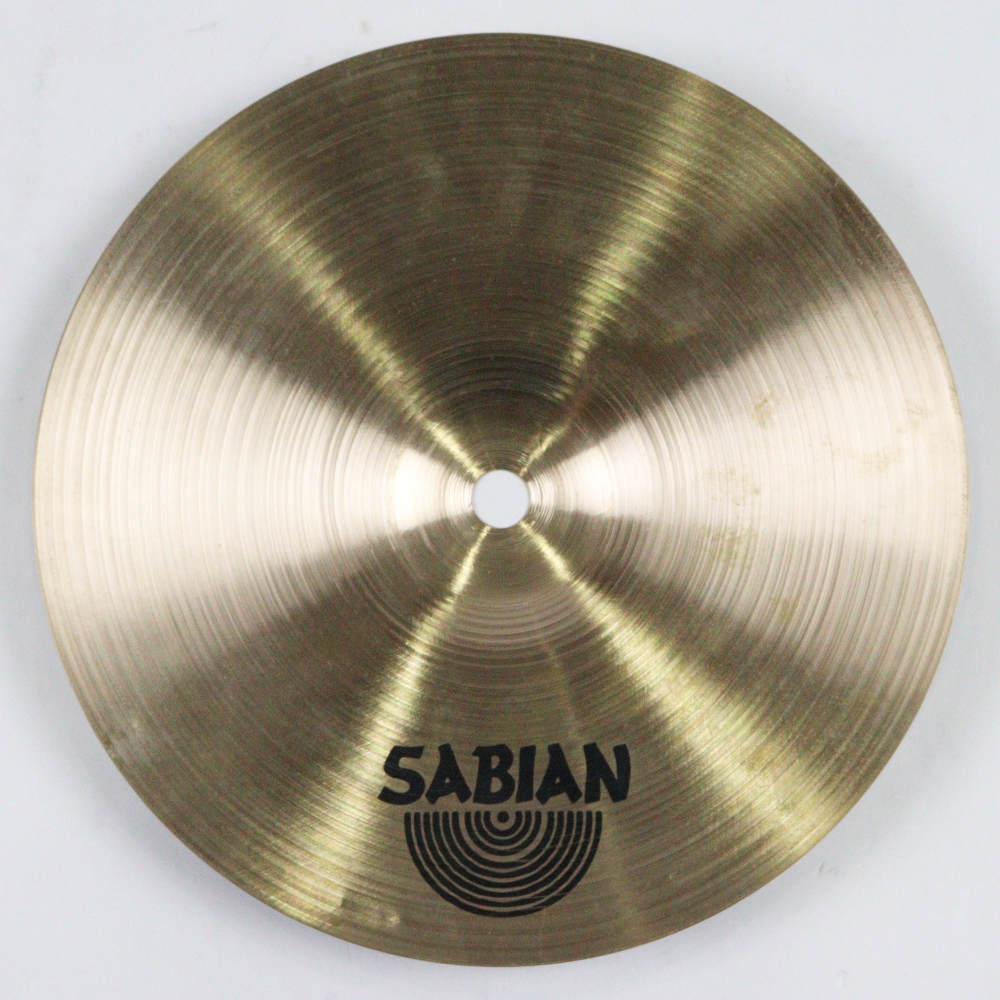 【中古】 スプラッシュシンバル セイビアン SABIAN AA SPLASH 8インチ 本体画像 裏 