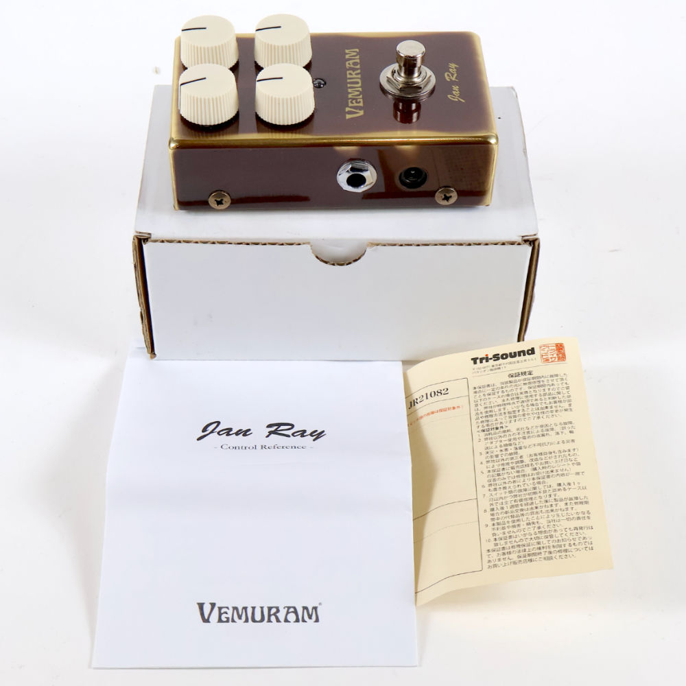 【中古】 VEMURAM Jan Ray オーバードライブ エフェクター ヴェムラム ベムラム ジャンレイ 付属品