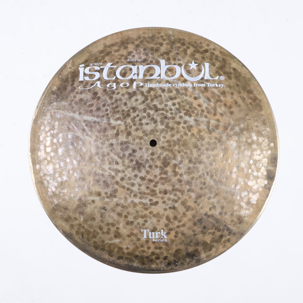 【中古】 ライドシンバル イスタンブール istanbul Agop Custom Series Turk Flat Ride 18インチ