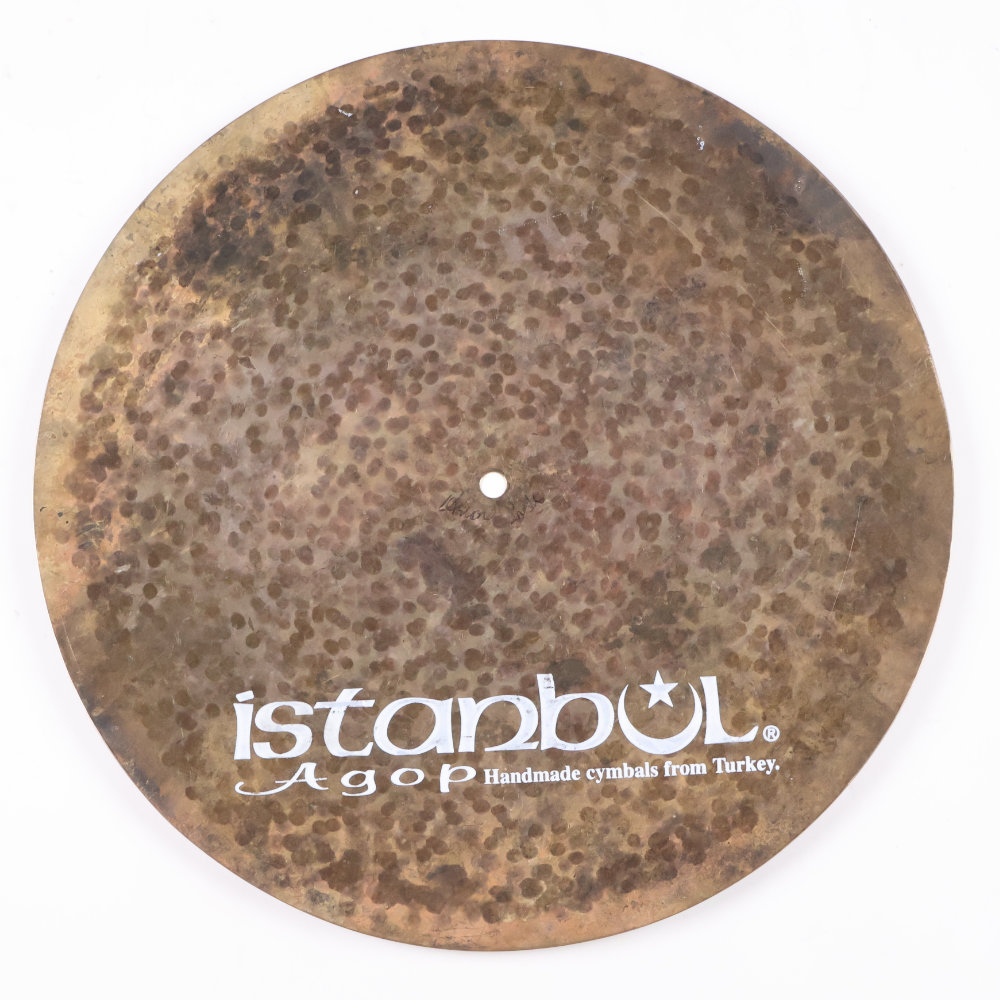 【中古】 ライドシンバル イスタンブール istanbul Agop Custom Series Turk Flat Ride 18インチ 裏面