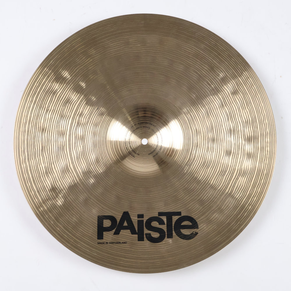【中古】 ライドシンバル パイステ PAISTE Signature Power Ride 20インチ 裏面