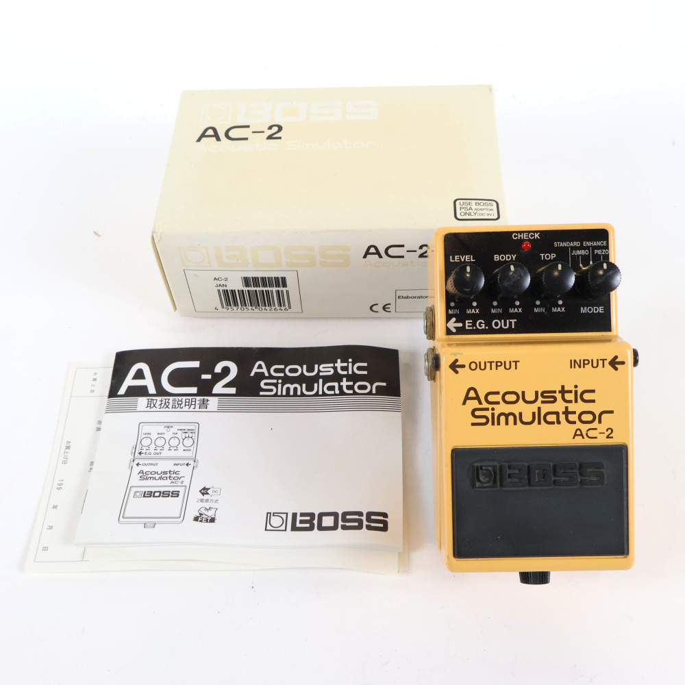 【中古】 アコースティックシミュレーター エフェクター BOSS AC-2 Acoustic Simulator ギターエフェクター