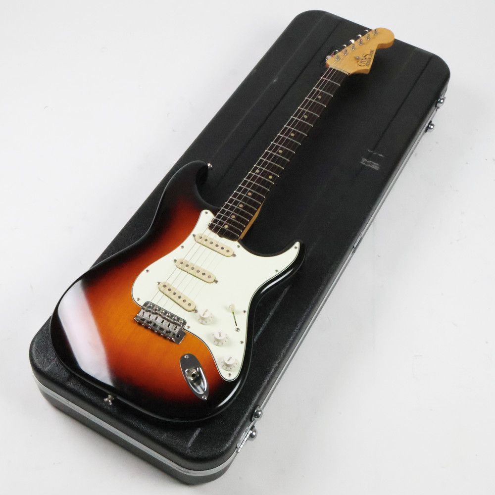 【中古】 エレキギター Crews Maniac Sound Vintage Line Texas Legend with K&T Austin Legendピックアップ 3Tone Sunburst ストラトタイプ