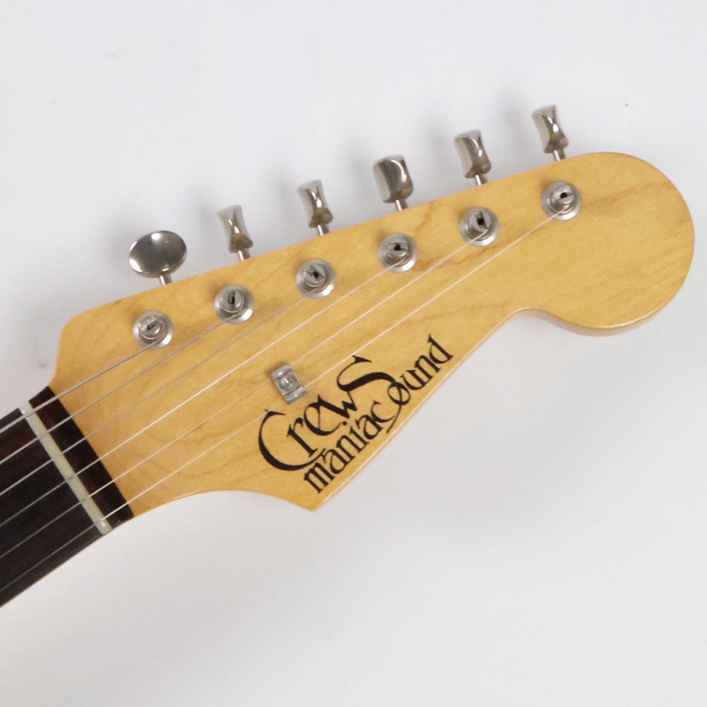【中古】 エレキギター Crews Maniac Sound Vintage Line Texas Legend with K&T Austin Legendピックアップ 3Tone Sunburst ストラトタイプ ヘッド