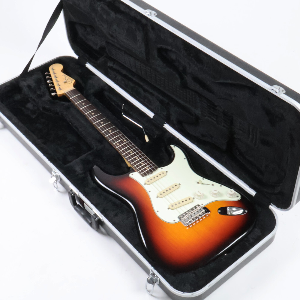 【中古】 エレキギター Crews Maniac Sound Vintage Line Texas Legend with K&T Austin Legendピックアップ 3Tone Sunburst ストラトタイプ ケース