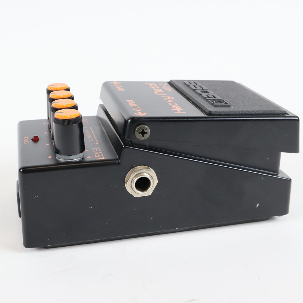 【中古】 ヘビーメタル エフェクター BOSS HM-2 Heavy Metal Made in Japan ディストーション ギターエフェクター 側面