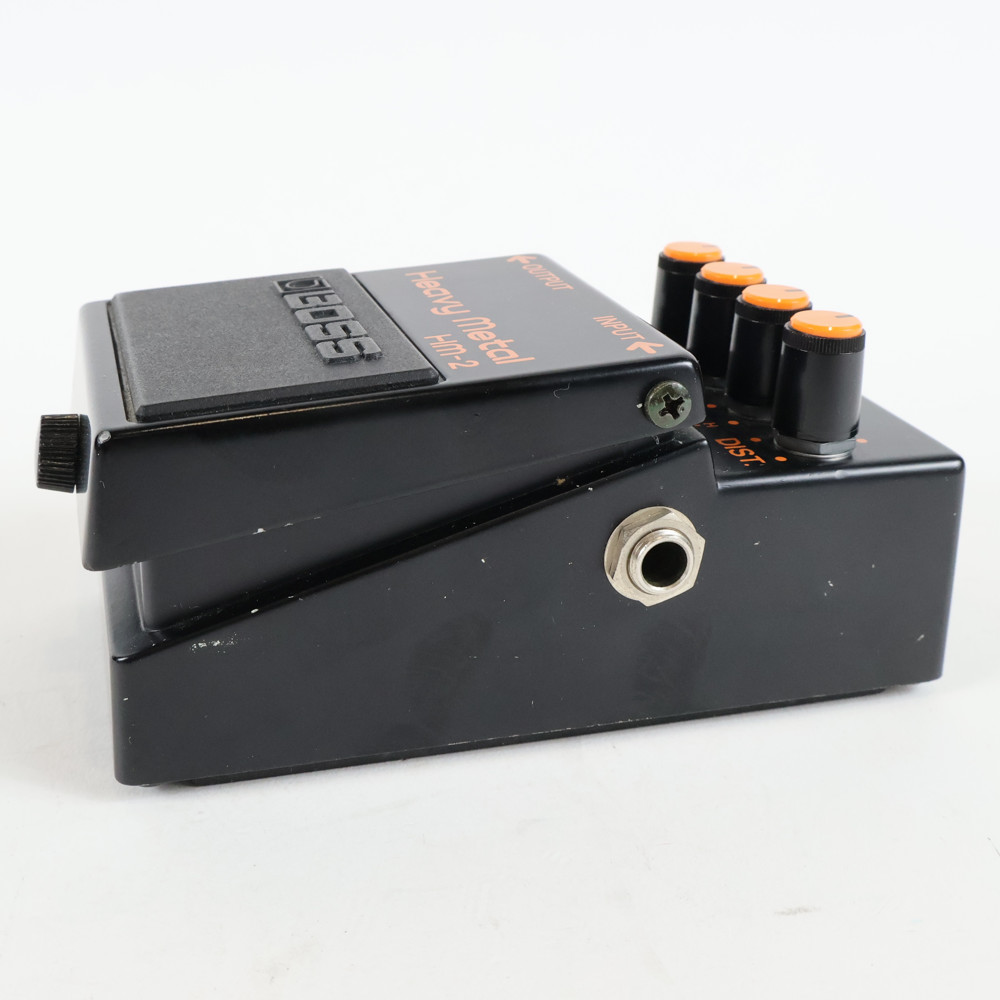 【中古】 ヘビーメタル エフェクター BOSS HM-2 Heavy Metal Made in Japan ディストーション ギターエフェクター 側面