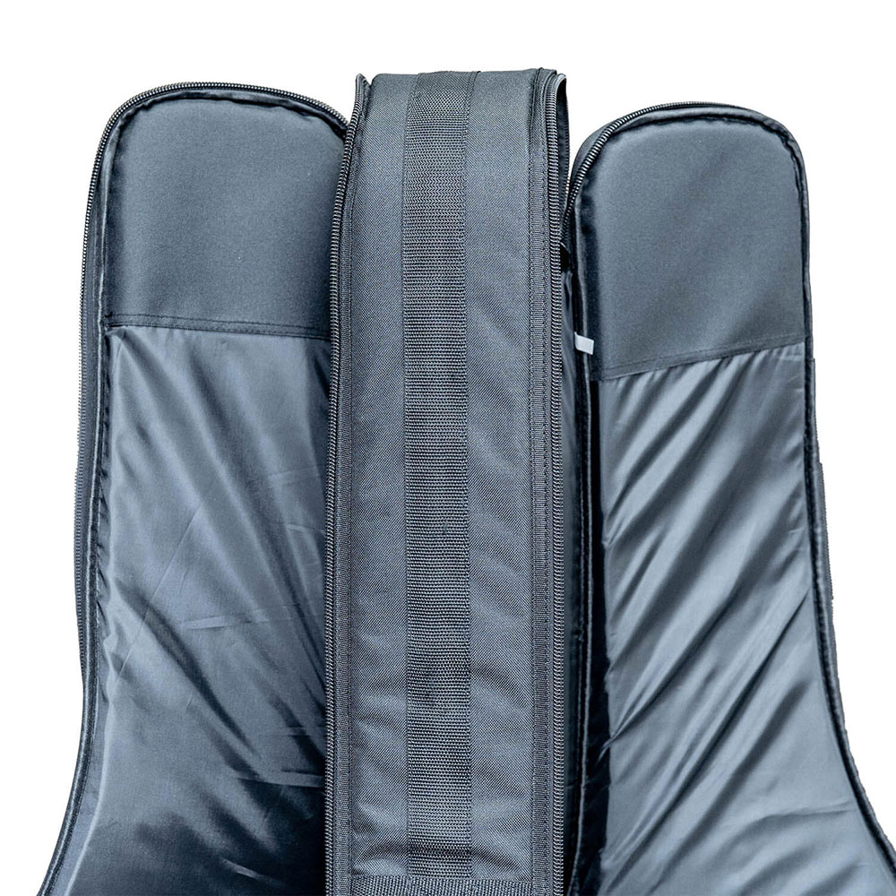 KIKUTANI キクタニ GVB-30DB BLK エレキベース用ダブルケース ギグバッグ 開放時