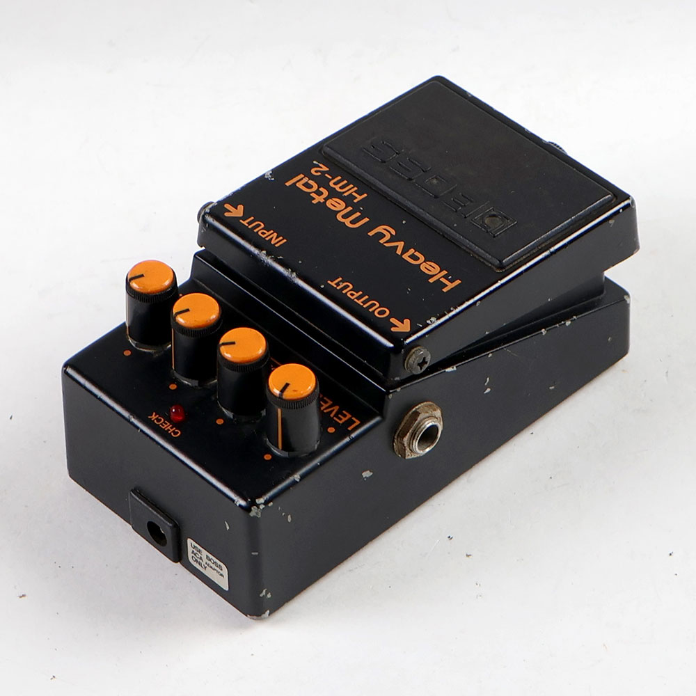 【中古】 ヘビーメタル エフェクター BOSS HM-2 Heavy Metal Made in Japan ディストーション ギターエフェクター 全体