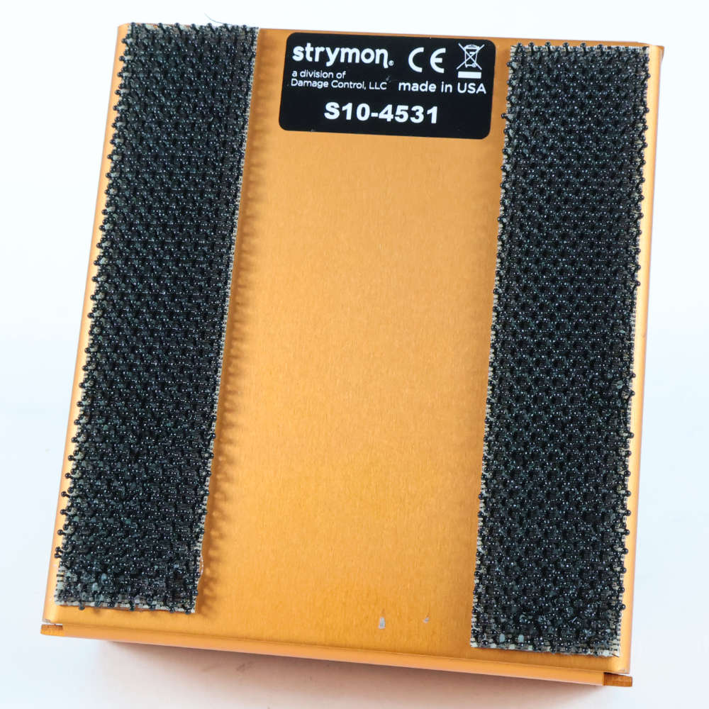 【中古】 コンプレッサー ブースター STRYMON OB.1 Optical Compressor & Clean Boost ストライモン ギターエフェクター 本体画像 裏 