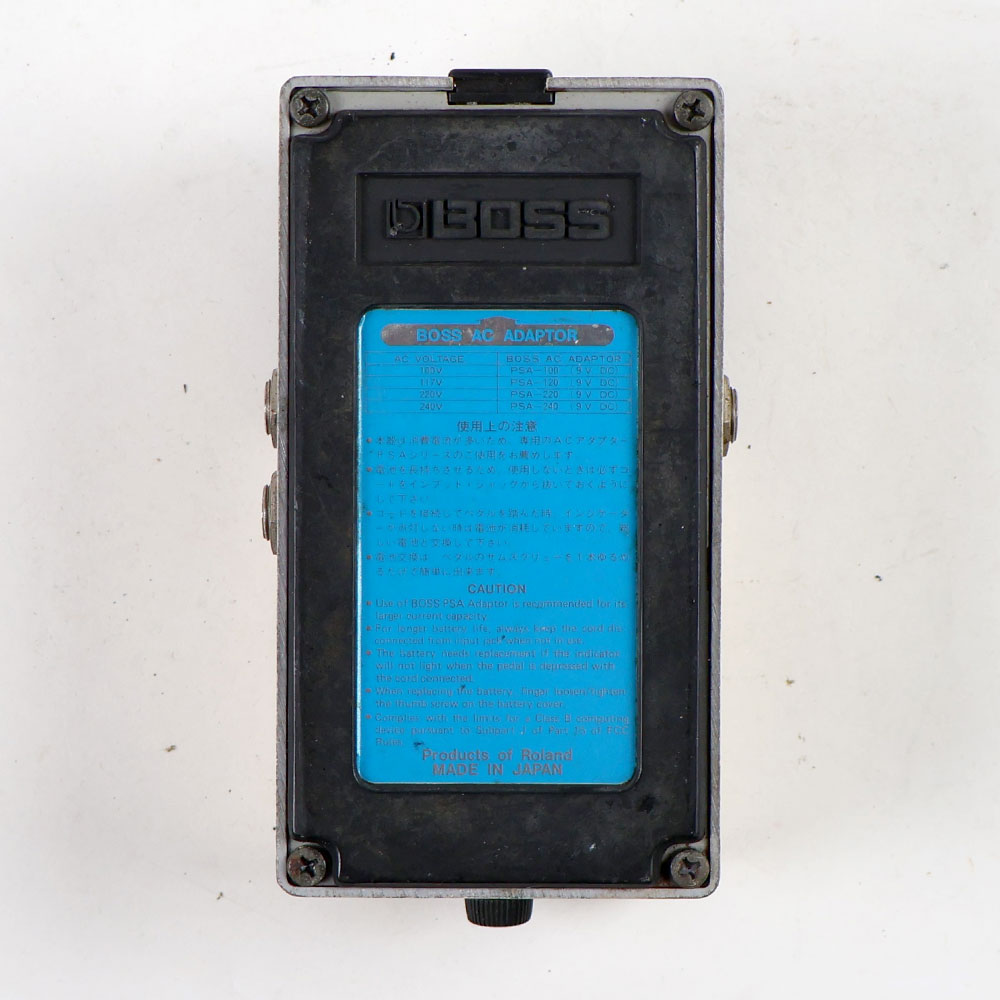 【中古】 デジタルディレイ エフェクター BOSS DD-3 Digtal Delay MADE IN JAPAN ギターエフェクター ディレイ 裏面