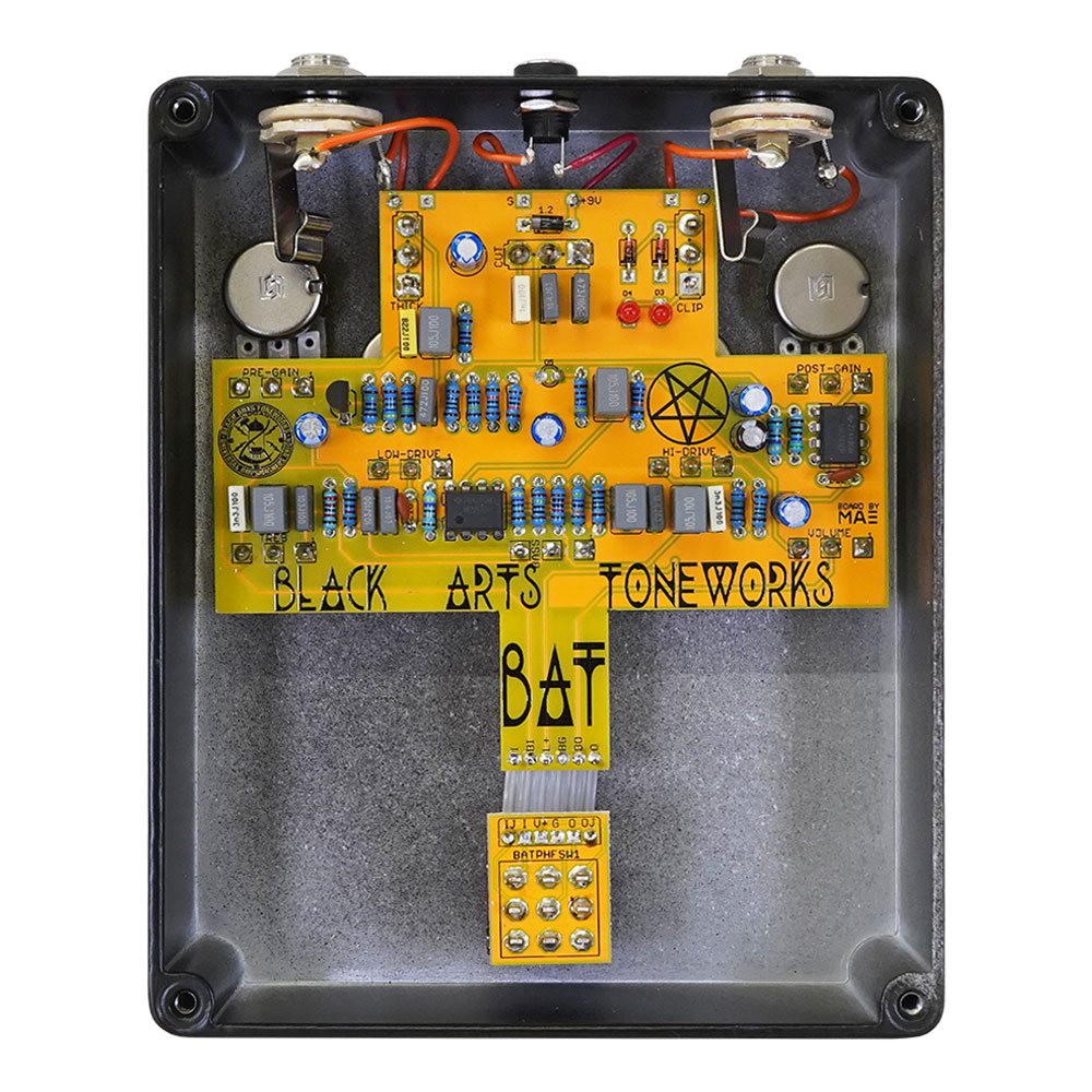 Black Arts Toneworks ブラックアーツトーンワークス BAT ディストーション ギターエフェクター 基盤