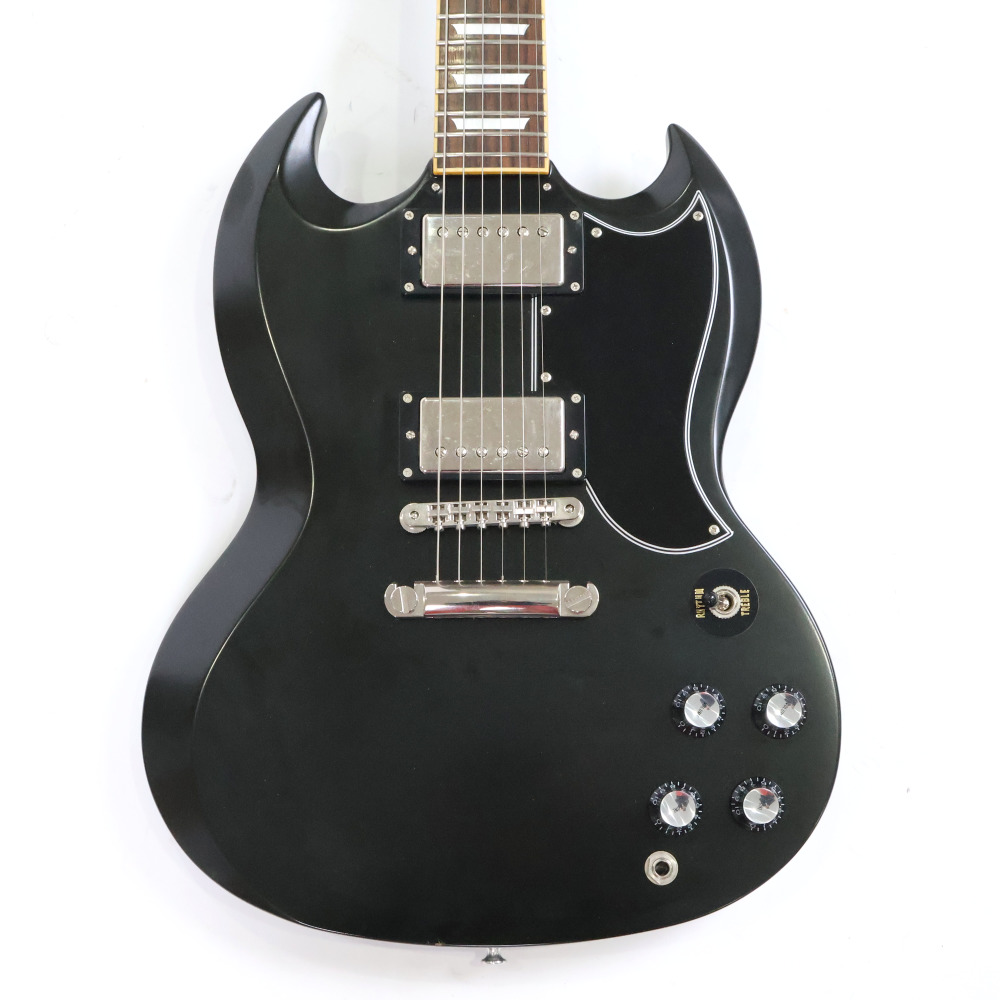 【中古】 エレキギター EDWARDS by ESP E-SG-85LT Ebony(Black) エドワーズ SGタイプ Seymour Duncan JB&59ピックアップ搭載 詳細画像