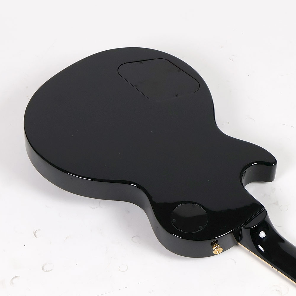 【中古】 エレキギター Gibson Exclusive Les Paul Studio with Gold Hardware Ebony 2025年製 ギブソン レスポールスタジオ ゴールドパーツ ネックバインディング スタンダードインレイ ボディ