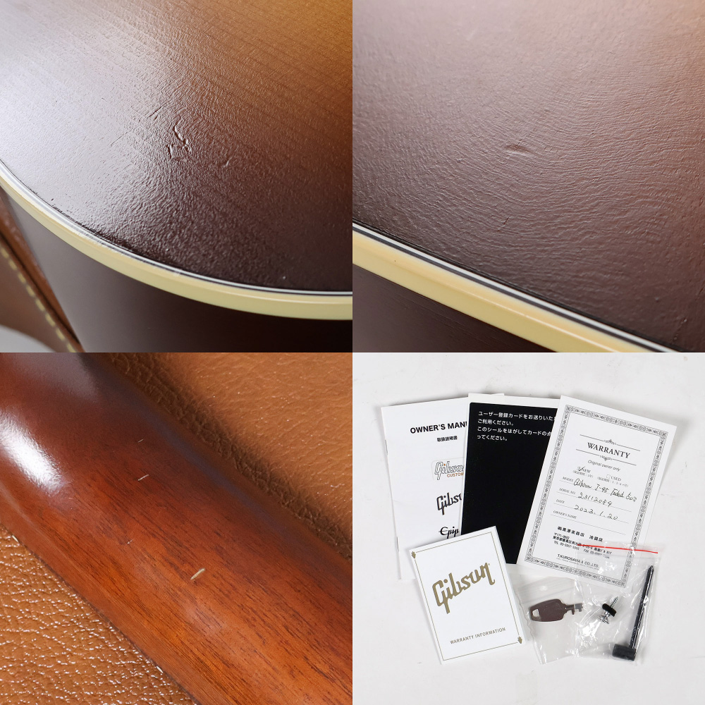 【中古】  アコースティックギター Gibson J-45 50s Faded Faded Sunburst 2022年製 ギブソン J45 フェイデッド サンバースト 傷