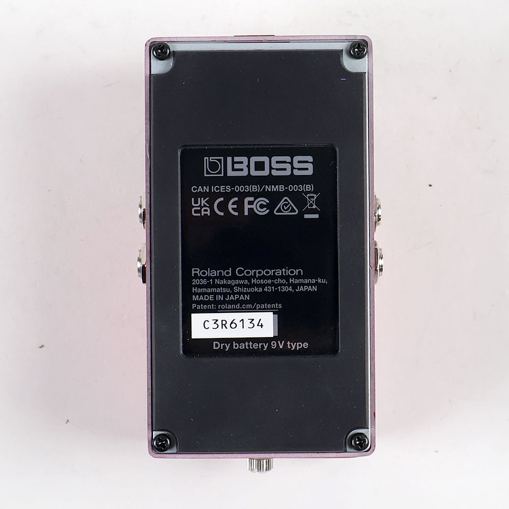 【中古】 アナログディレイ エフェクター BOSS DM-2W Delay WAZA CRAFT ギターエフェクター ディレイ 裏面