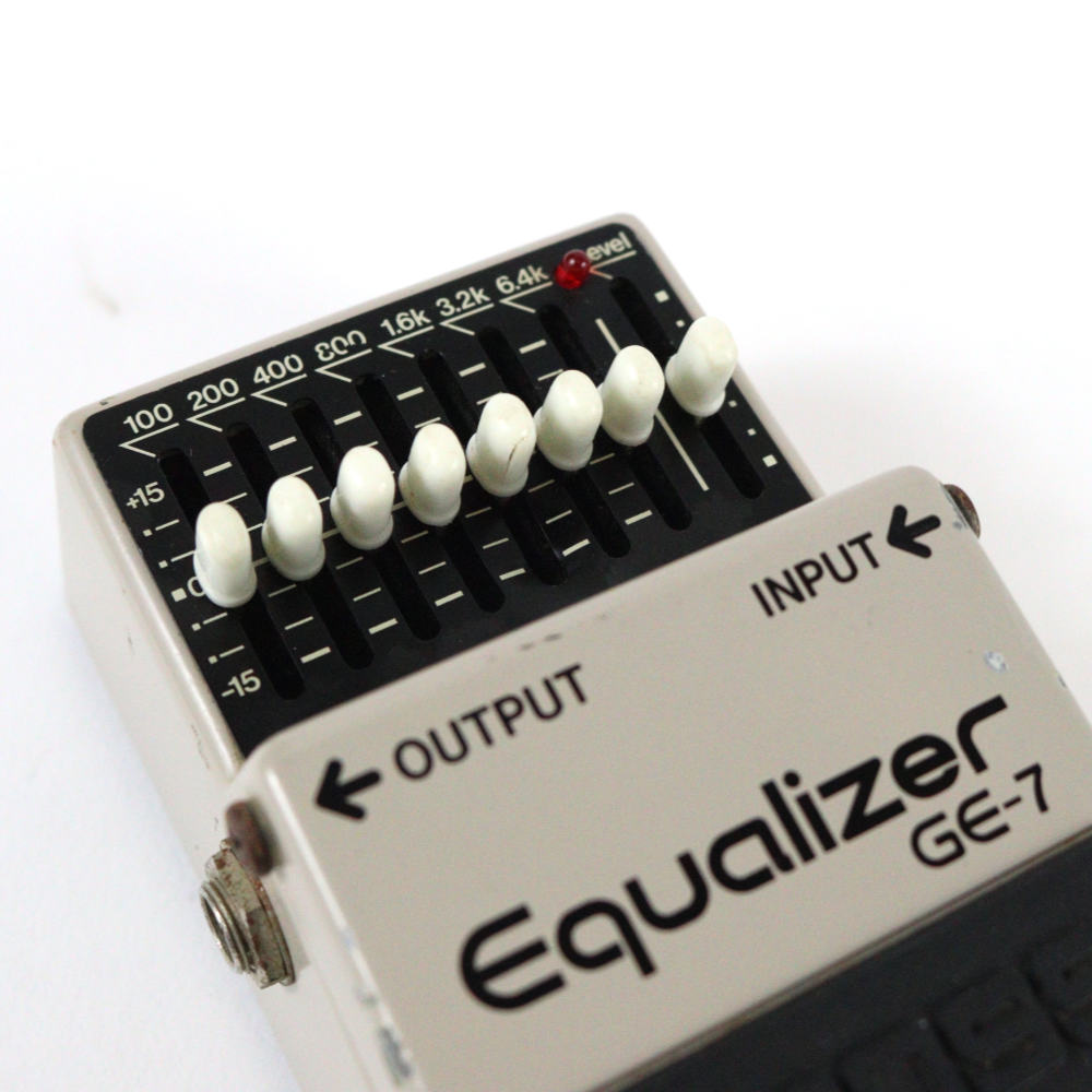 【中古】イコライザー エフェクター BOSS GE-7 Equalizer Made in Japan ギターエフェクター つまみ画像