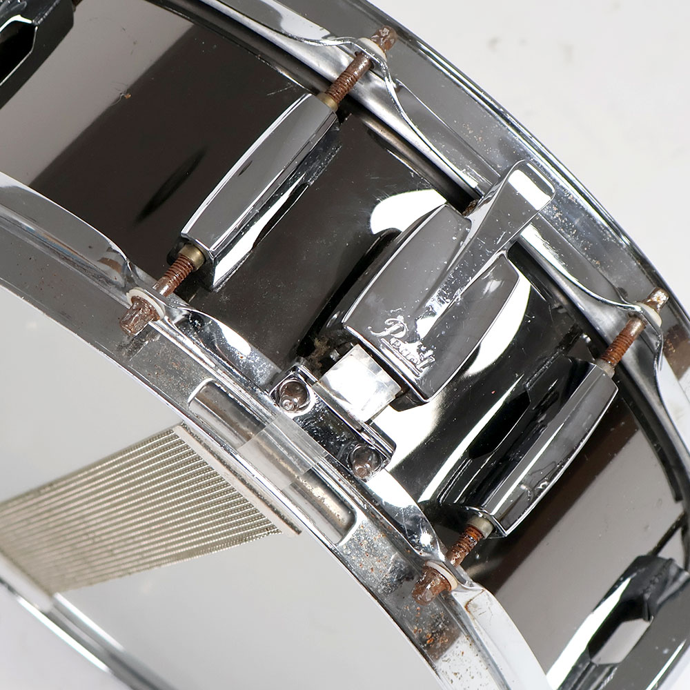 【中古】 チャドスミス シグネチャー スネアドラム パール Pearl CS1450 Chad Smith Signature 14×5 側面