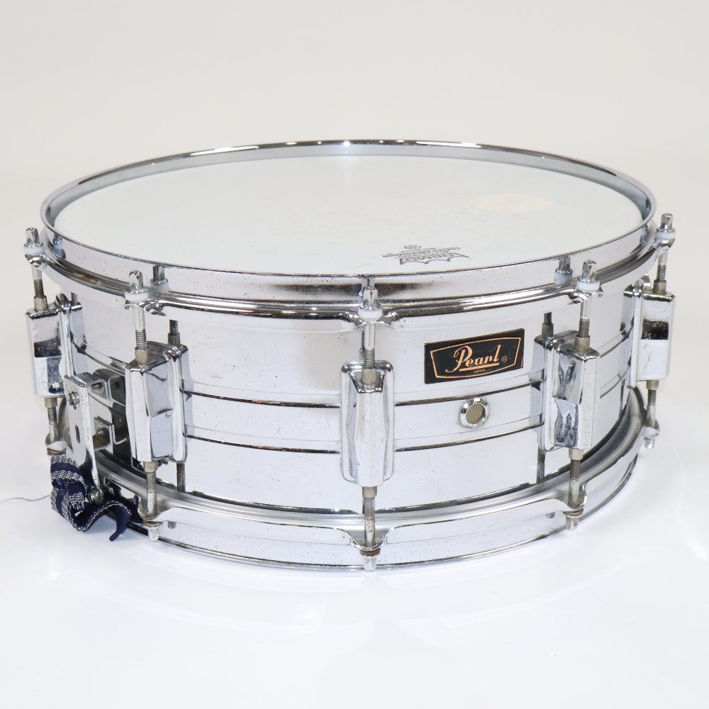 【中古】 スネアドラム パール Pearl No.4614 Steel shell 14x5.5 Made in Japan