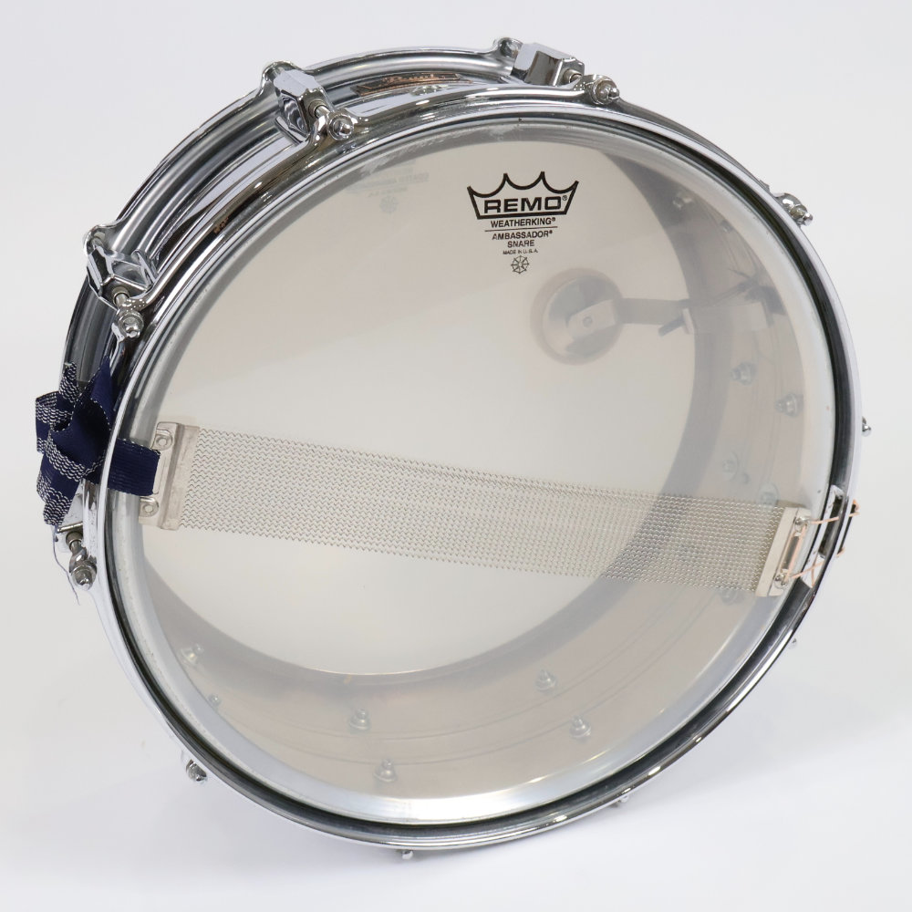 【中古】 スネアドラム パール Pearl No.4614 Steel shell 14x5.5 Made in Japan 全体
