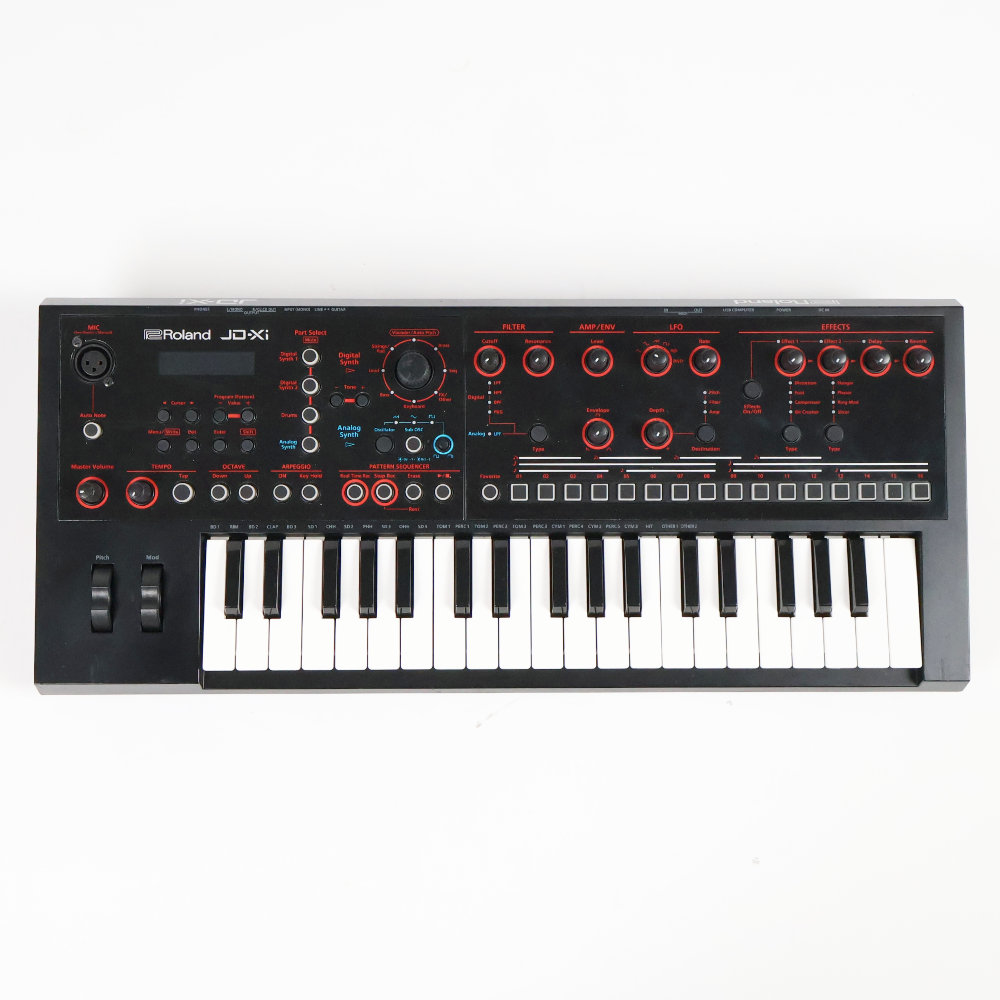 【中古】 シンセサイザー ROLAND ローランド JD-Xi Analog/Digital Crossover Synthesizer 本体画像